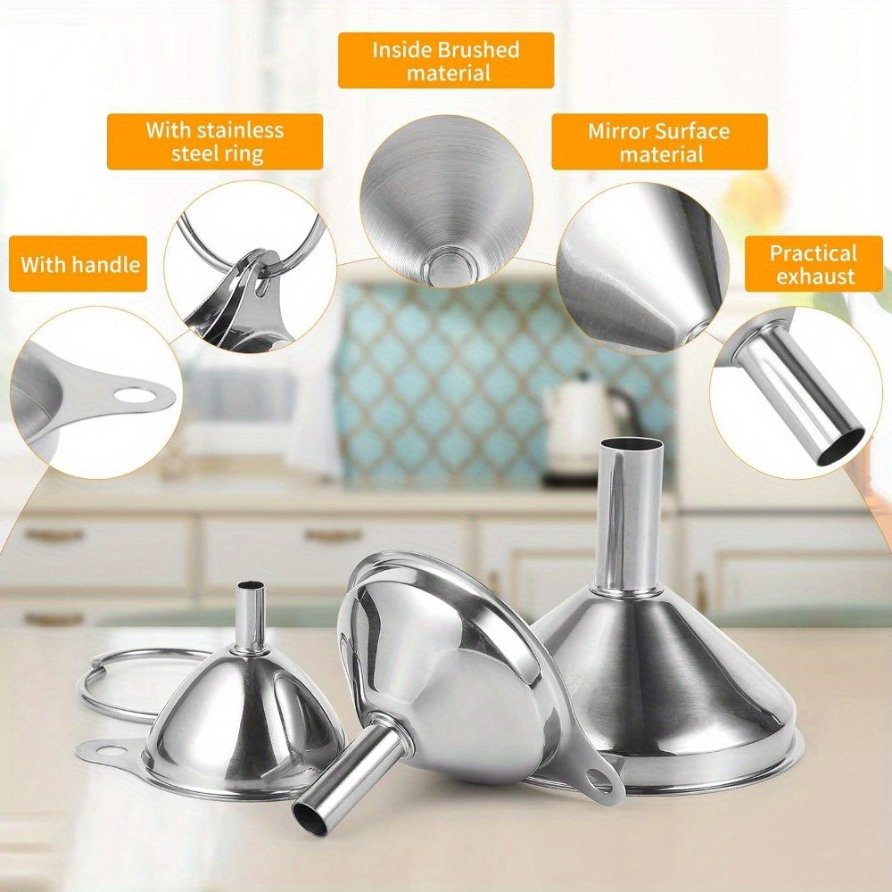 RVS Trechter Set - Multifunctioneel