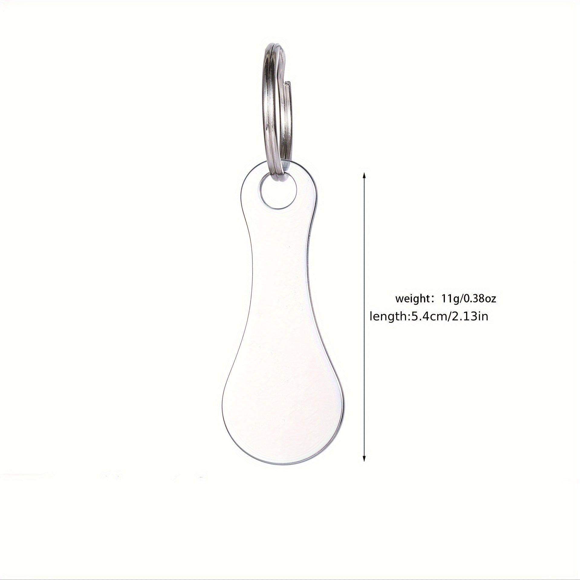 RVS Sleutelhanger Set - Minimalistisch