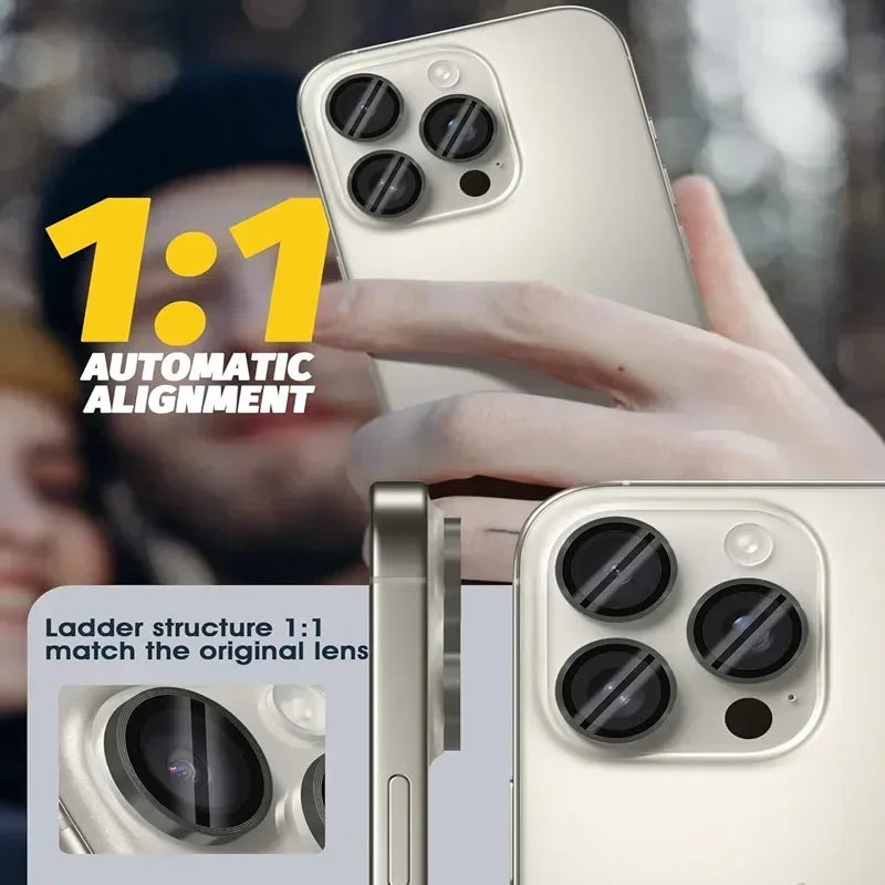 iPhone Cameralens Beschermer - 3 Stuks
