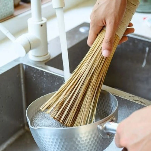 Bamboe Potborstel - Keuken Schoonmaak
