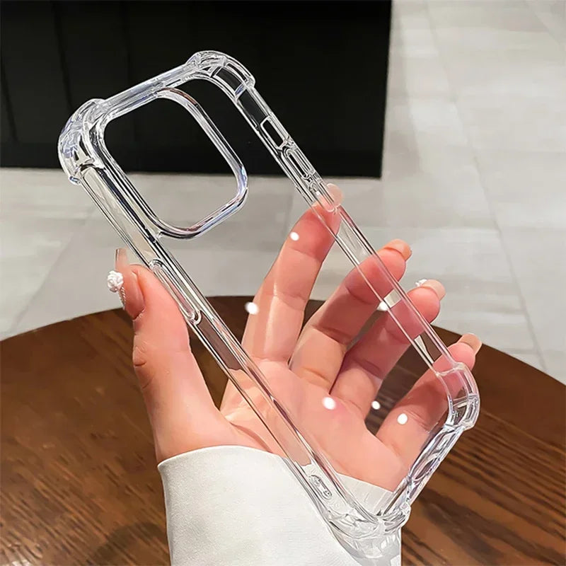 Luxe Transparante Shockproof iPhone Hoesje