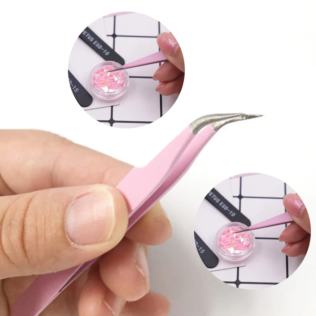 RVS Pincet Set - Nagelkunst Gereedschap