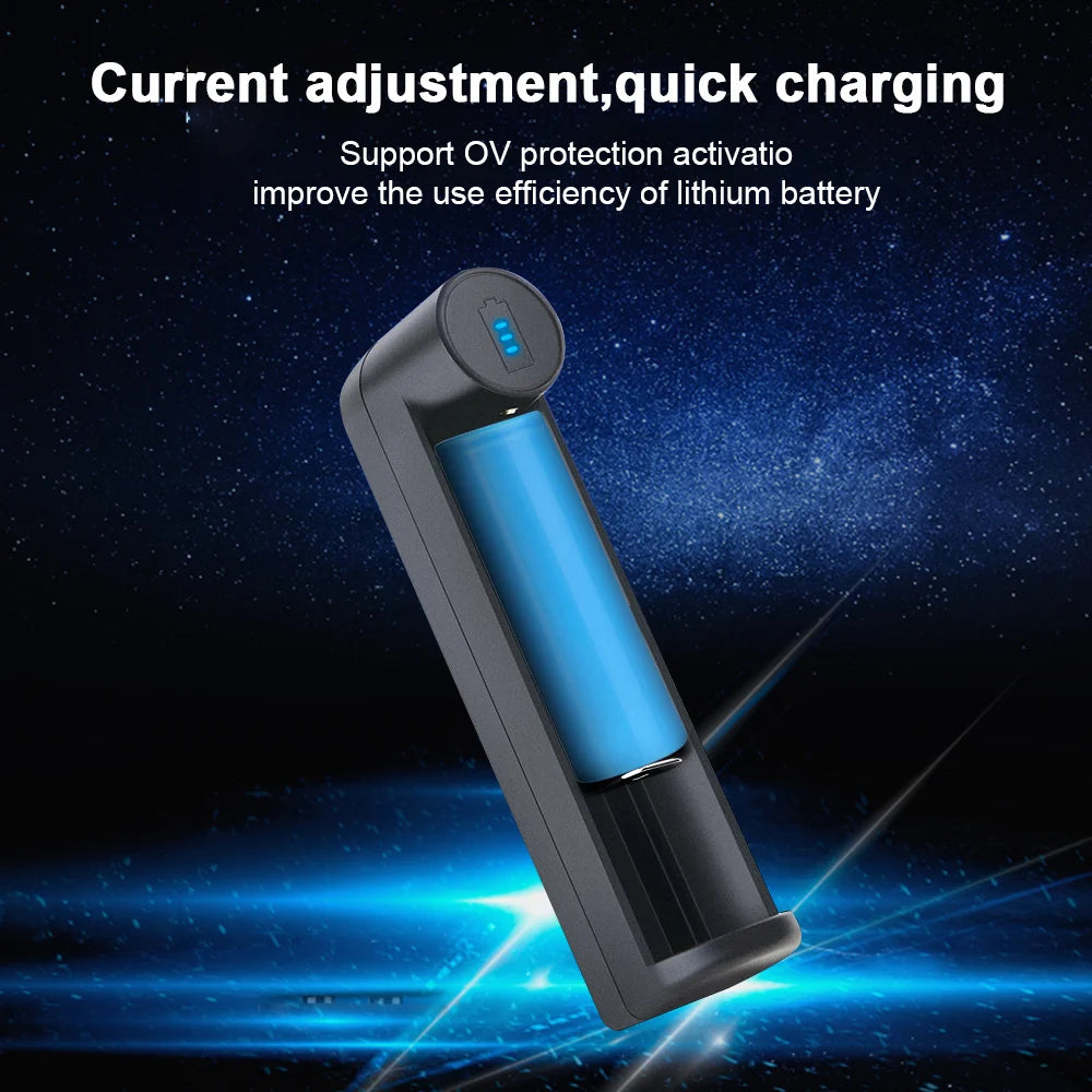 Lithium Batterij Oplader - Smart Charger USB