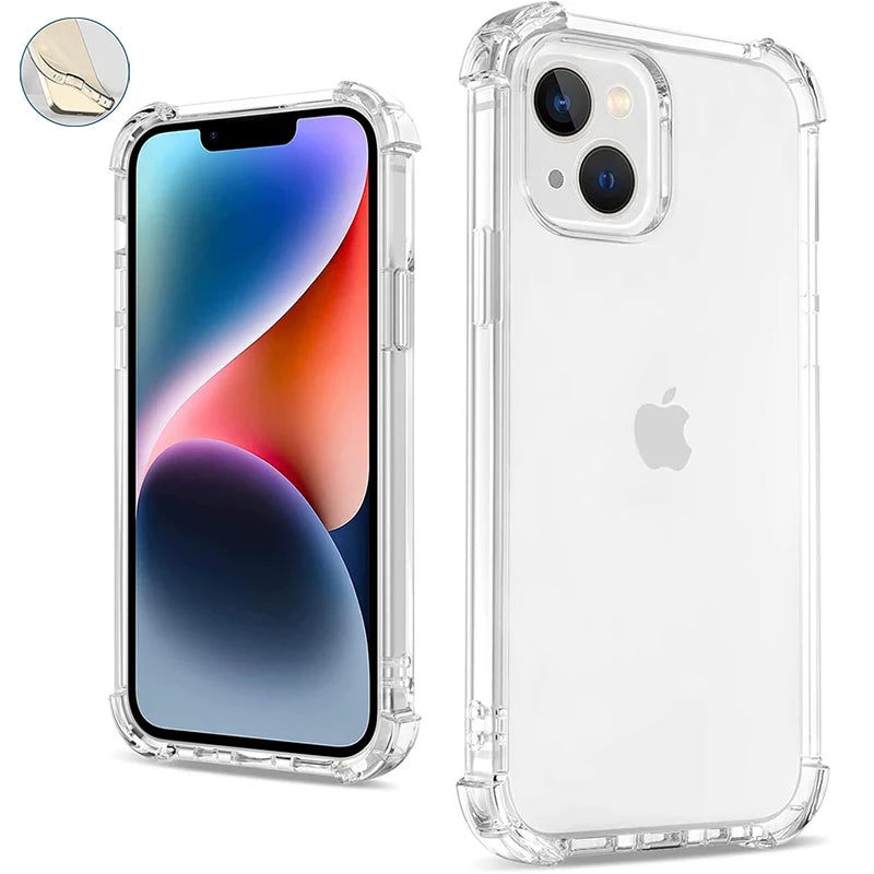 Luxe Transparante Shockproof iPhone Hoesje