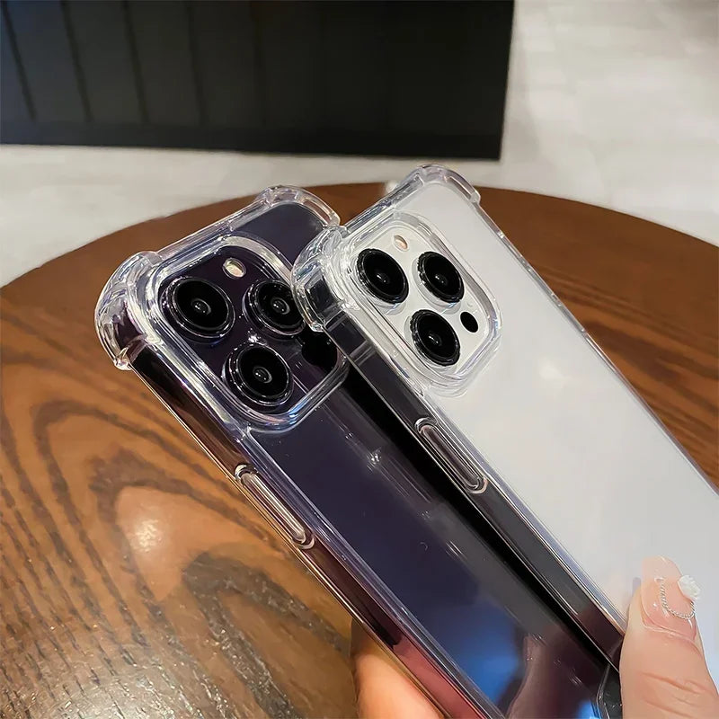 Luxe Transparante Shockproof iPhone Hoesje