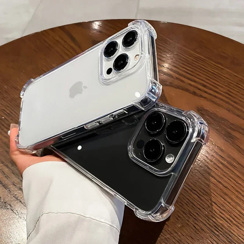 Luxe Transparante Shockproof iPhone Hoesje