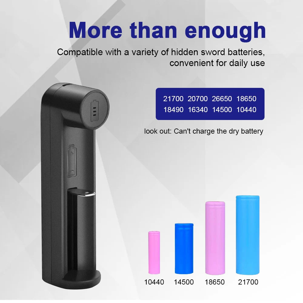 Lithium Batterij Oplader - Smart Charger USB
