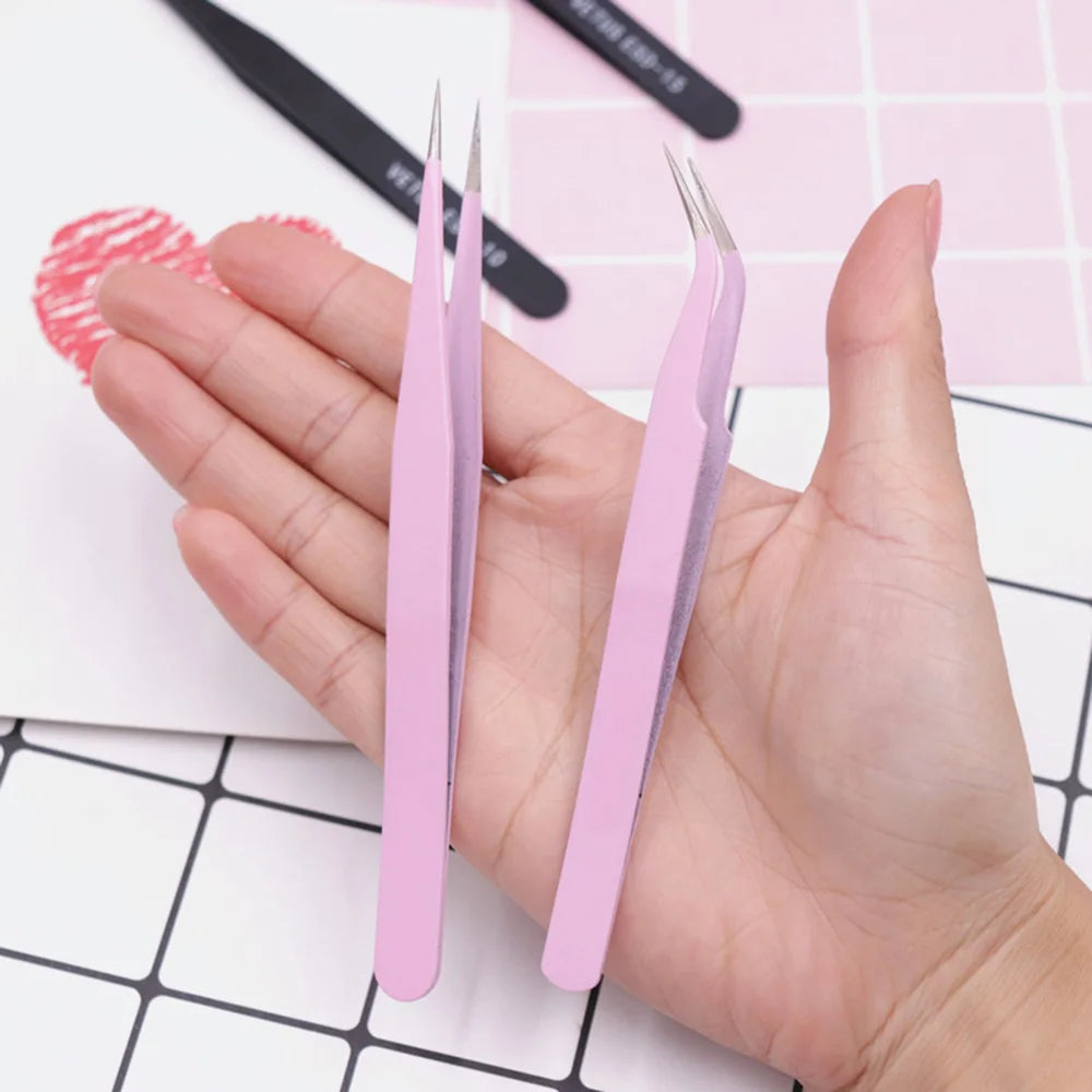RVS Pincet Set - Nagelkunst Gereedschap