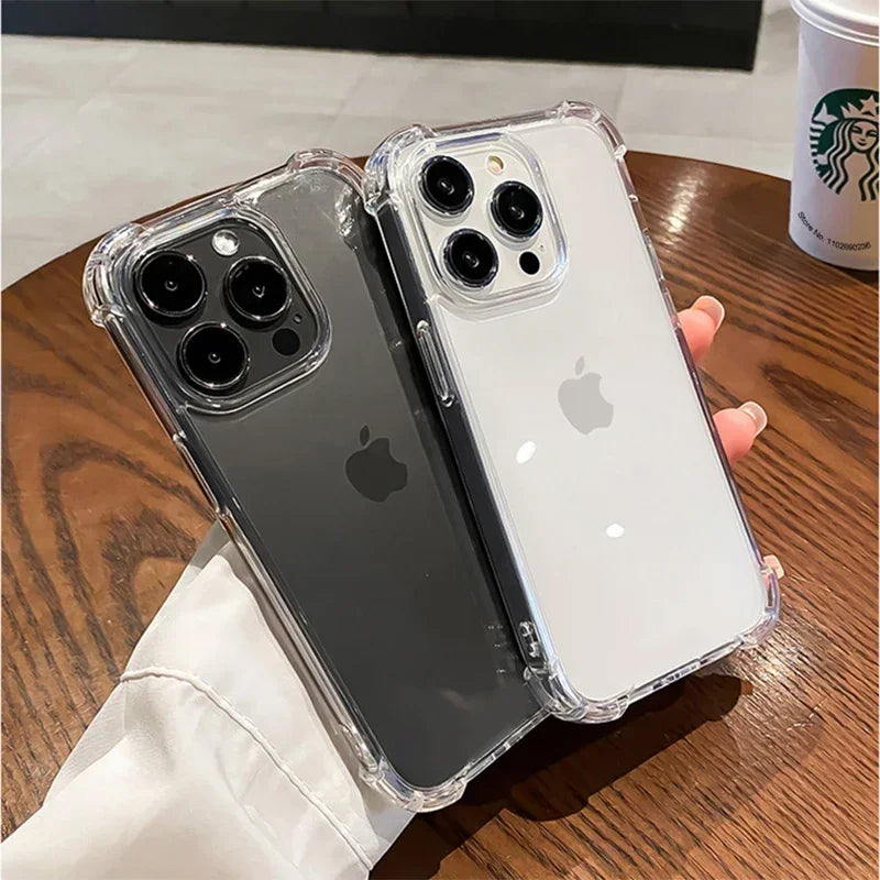 Luxe Transparante Shockproof iPhone Hoesje