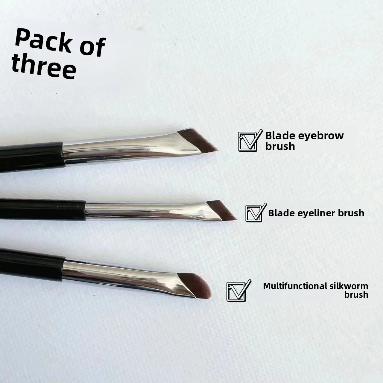Ultra Dunne Eyeliner Kwast - Blade Brush