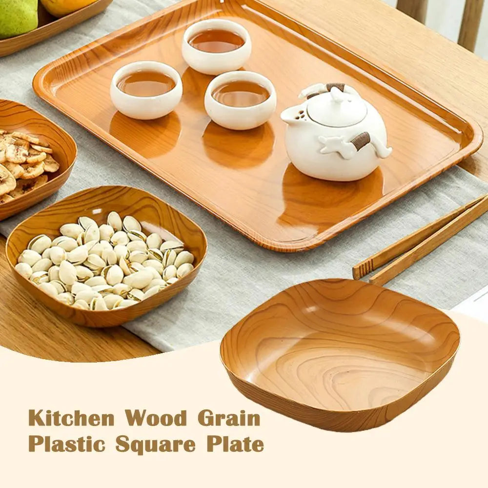 Houten Houtnerf Bord - Japans Design