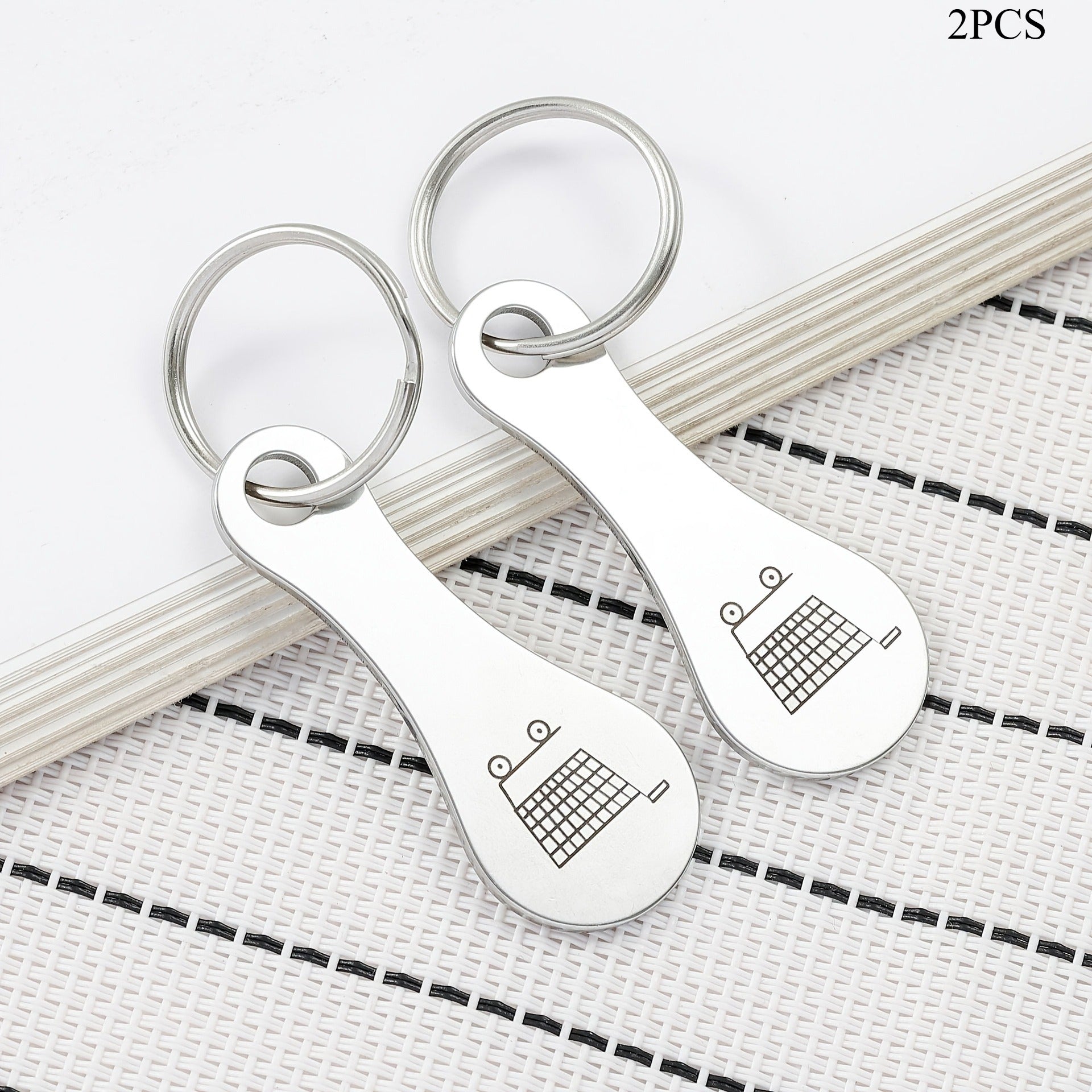 RVS Sleutelhanger Set - Minimalistisch